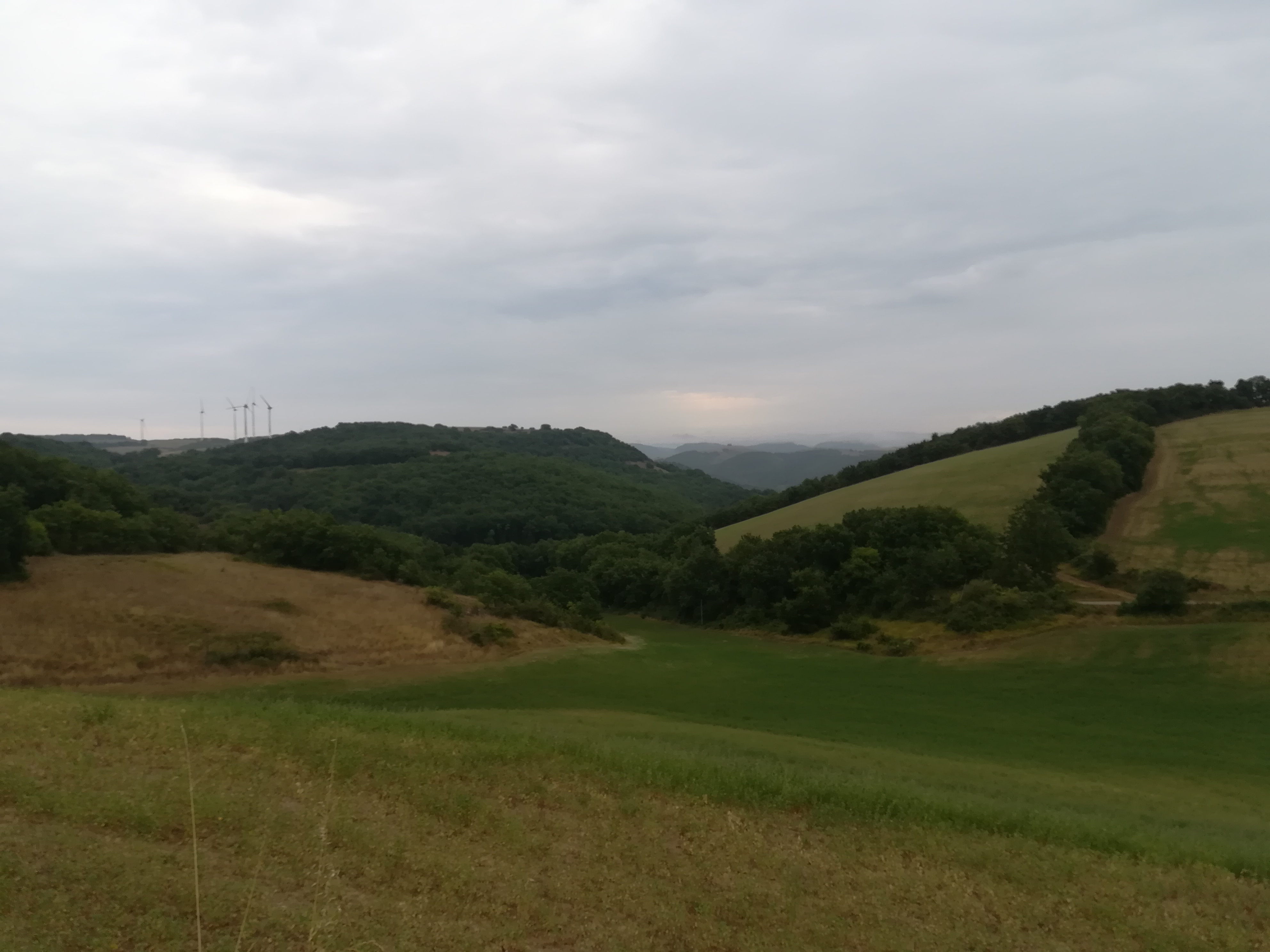 En redescendant, une vue sur l'avant causse.
