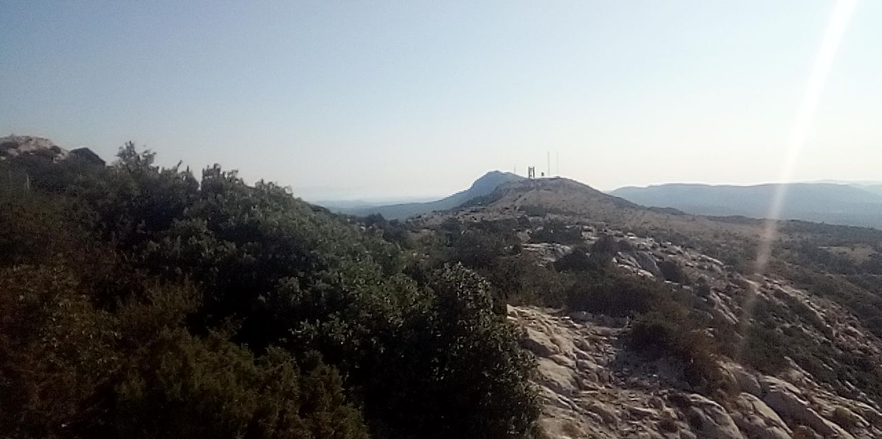 Sur les crêtes de la Sainte Baume.