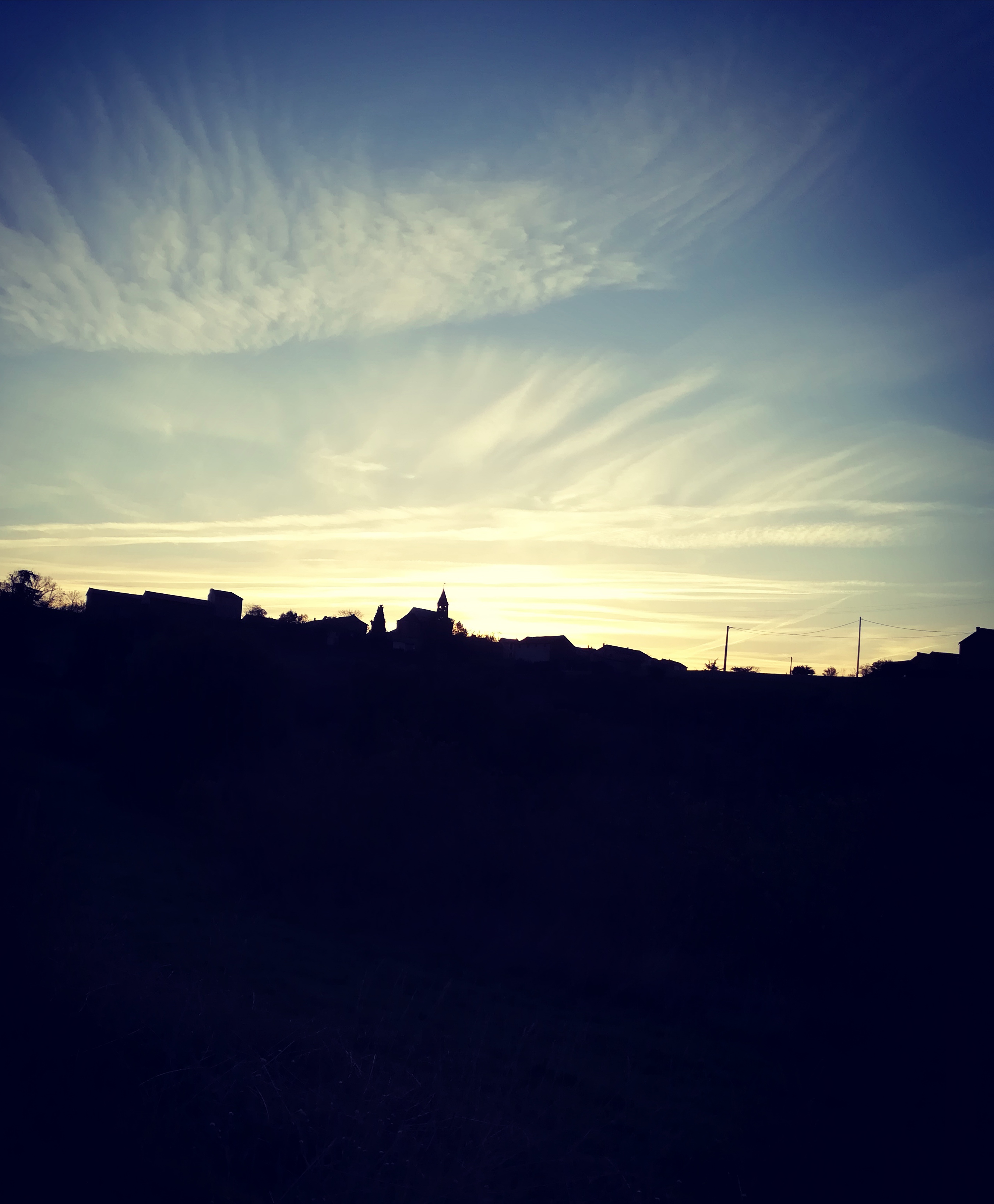 La '' skyline '' de Verierre.