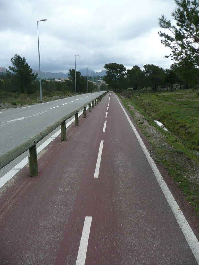 descente sur Agay par la superbe piste cylcable