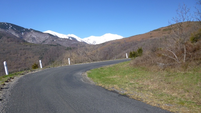Derniers kilomètres avant le col de Palomère
