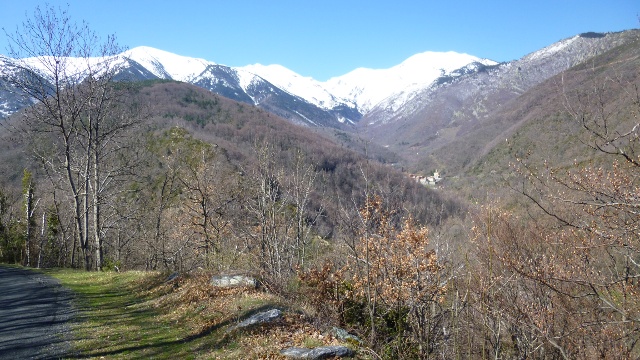 Vue du village de Valmanya