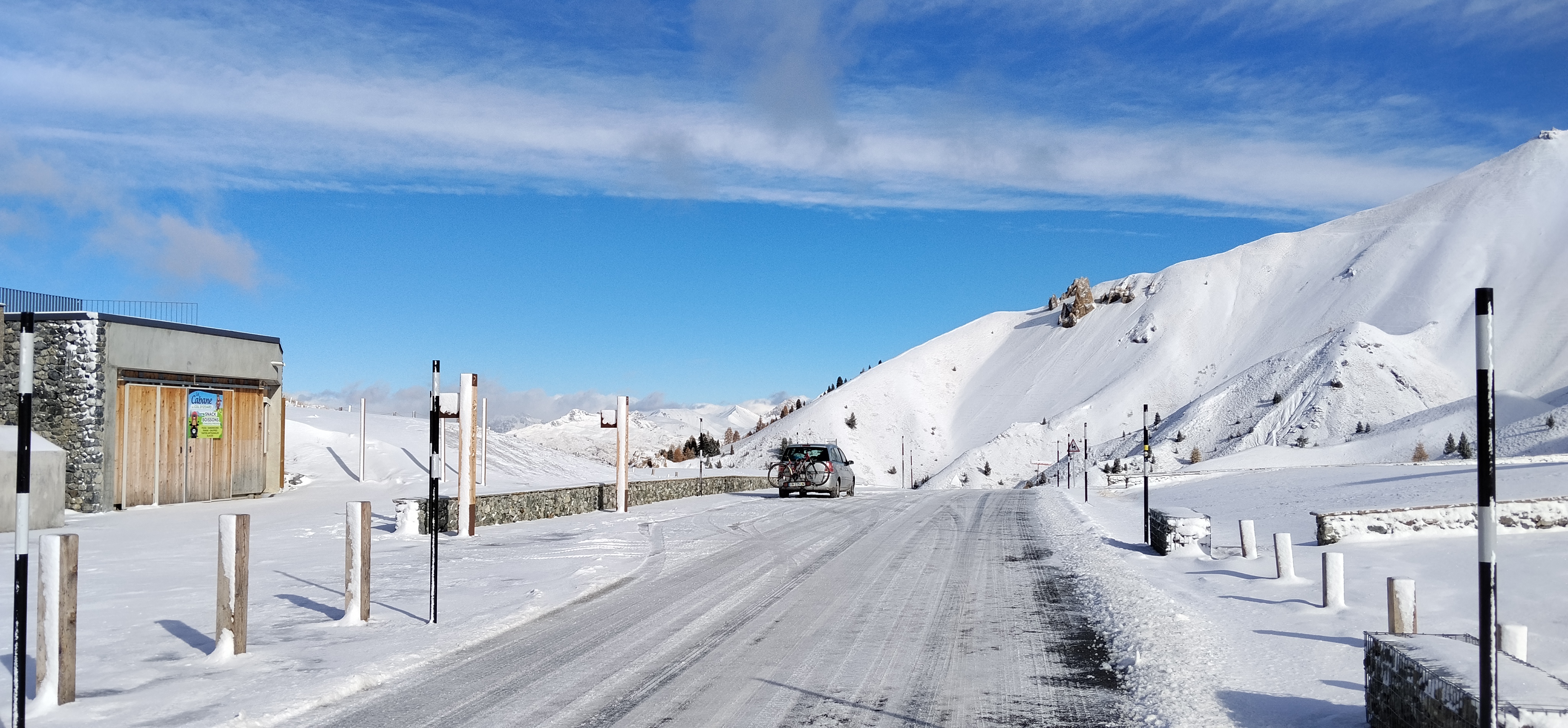 Col d'Izoard, froid mais magnifique.