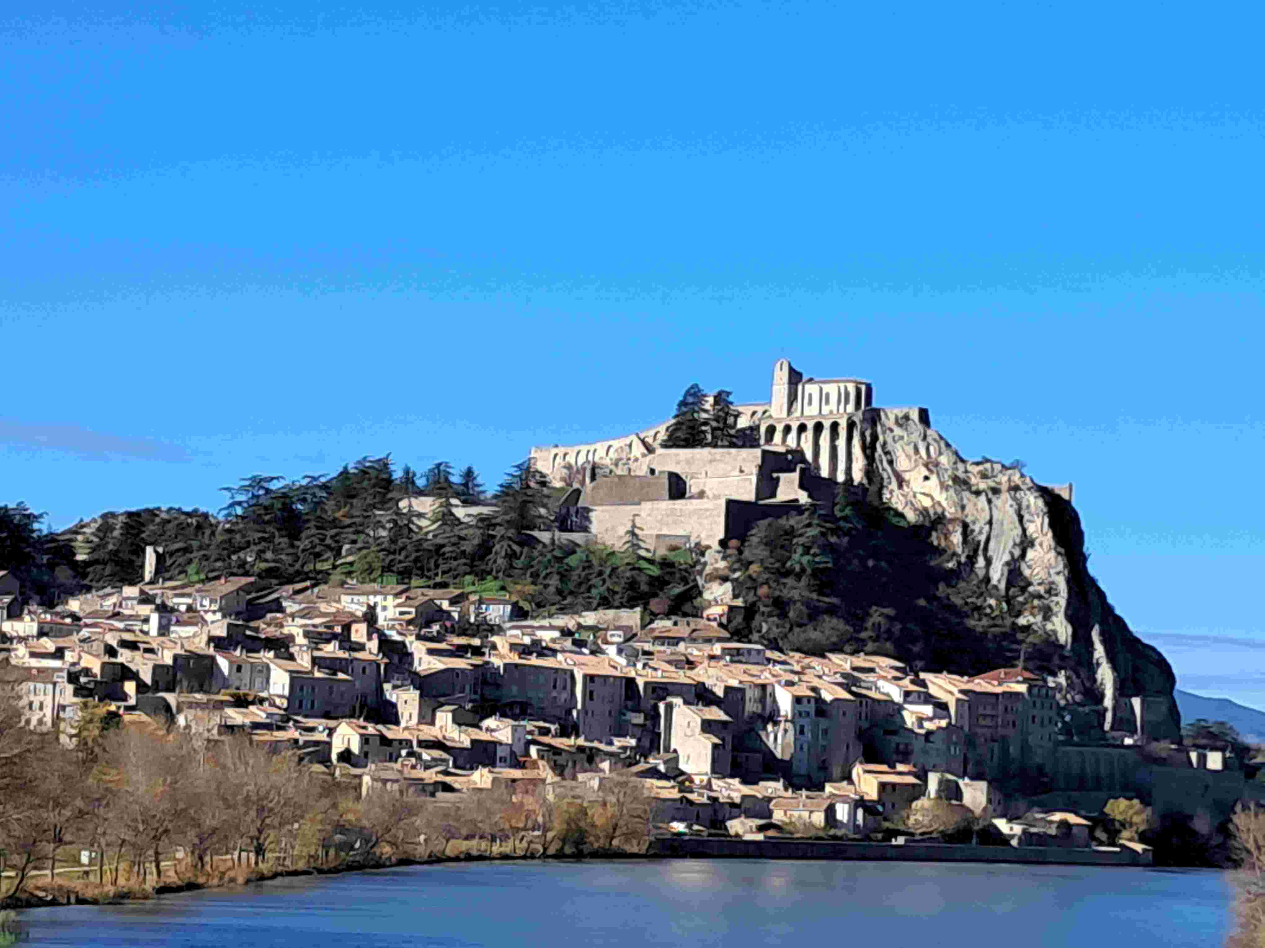 redescente sur Sisteron