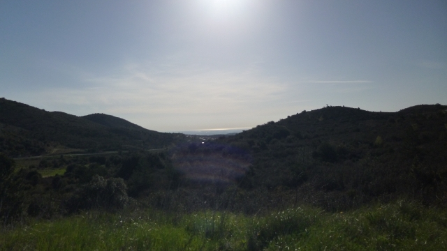 Vue sur la mer Méditerranée