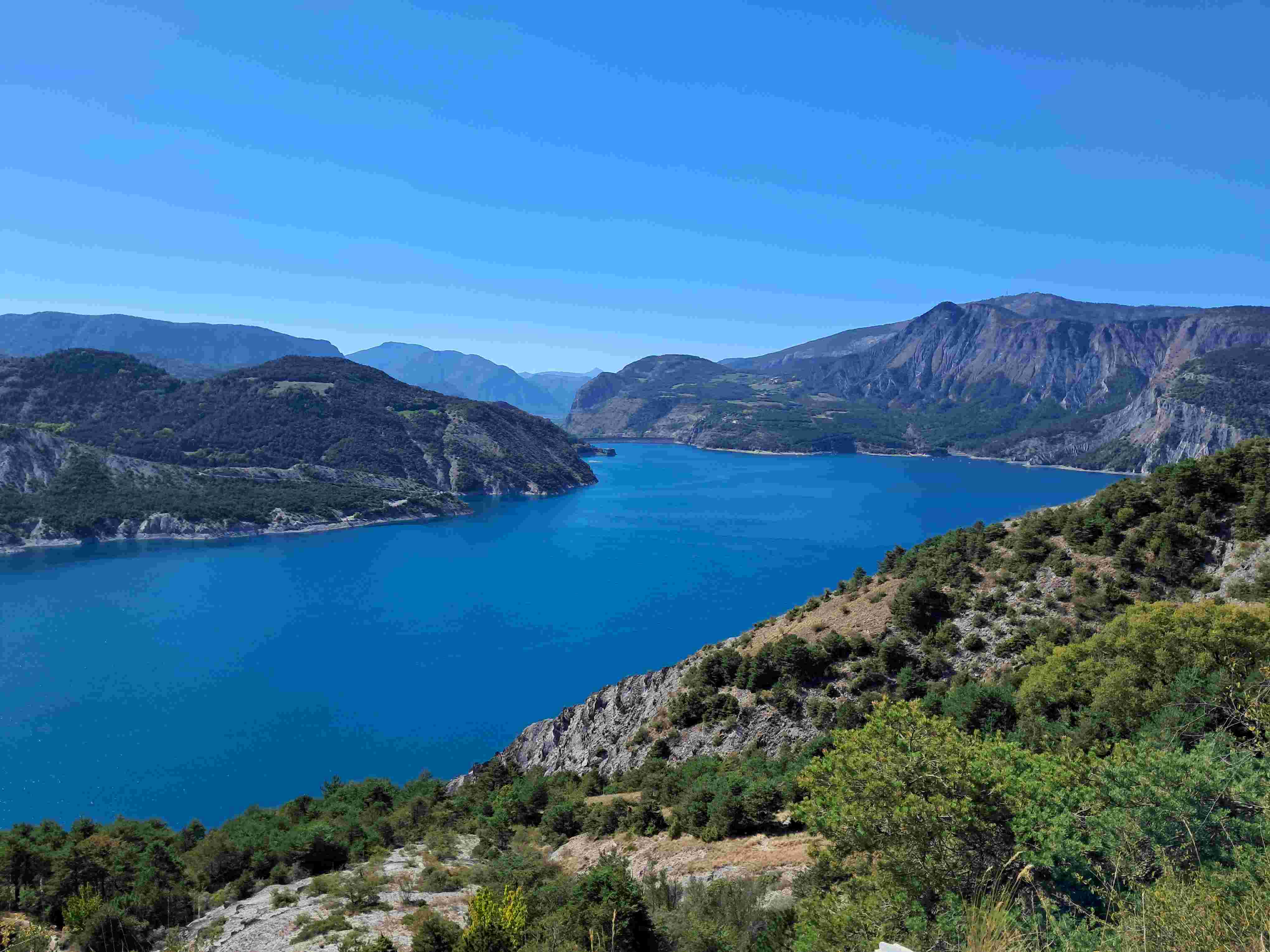 Lac de Serre-Ponçon, versant Ubaye