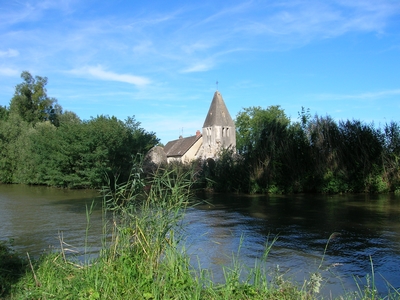 le reste d'une église