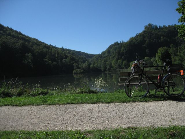 Petit en-cas avant d'attaquer le col