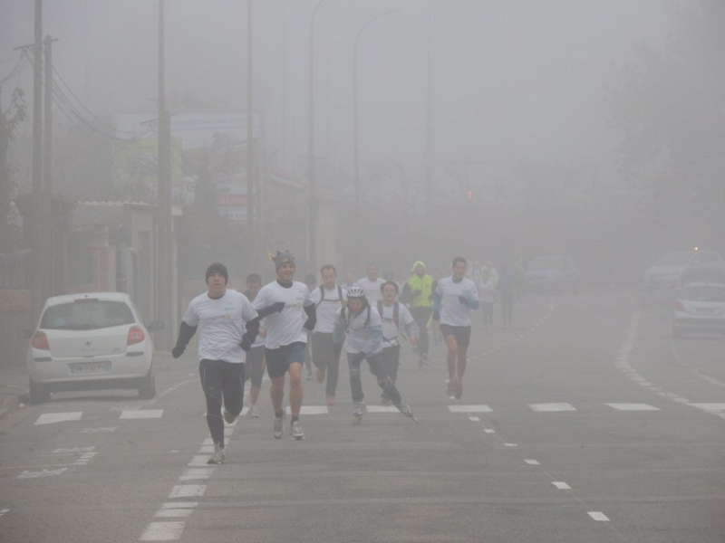 Fraicheur du matin et brouillard sur Toulouse