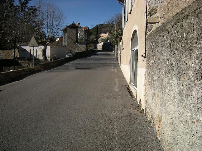 Départ d'Anduze pente à  15%
