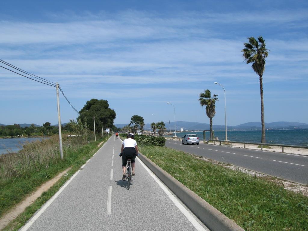 Piste cyclable de la presqu'ile de Giens