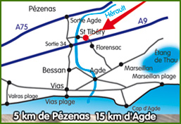 Plan de St Thibéry