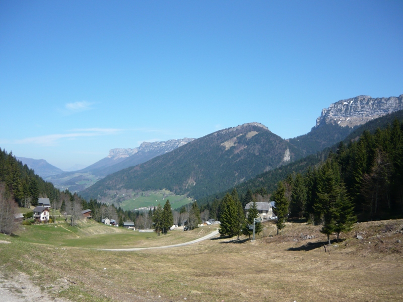Vue depuis le col du Cucheron