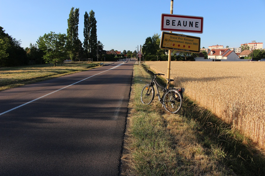 Dernière traversée de Beaune pour rentrer.