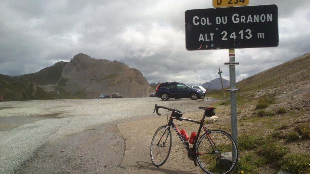 La "belle bête" on the top of the Col du Granon