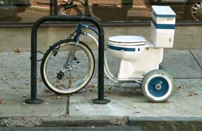 Vélo toilette