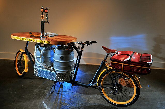 Vélo bière pression