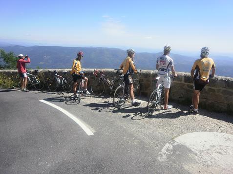 Pose panorama dans la descente