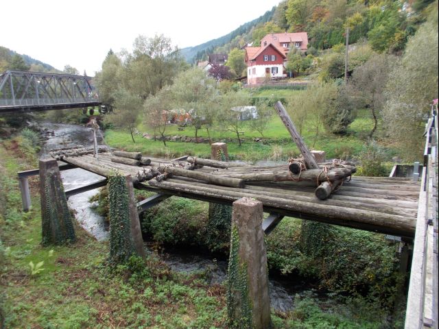 Schiltach : Radeau reconstitué