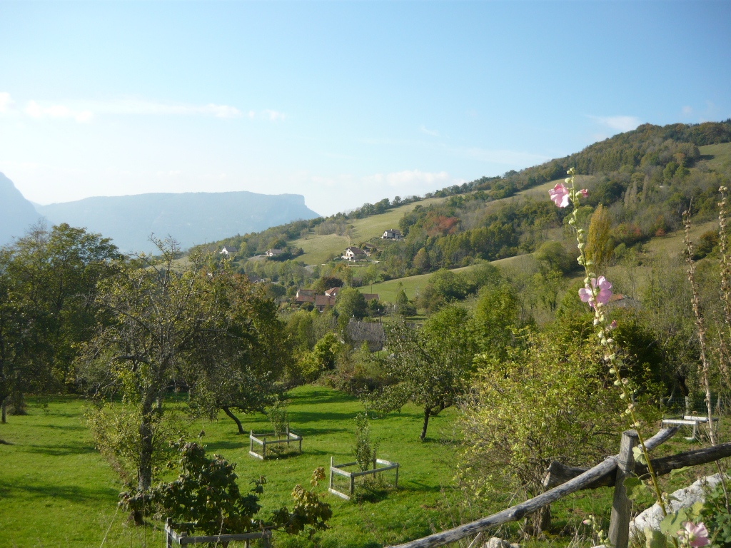 Vue depuis le haut du village de Mont Saint Martin