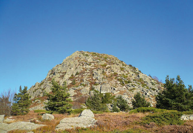 Sommet du Mt Gerbier de Jonc