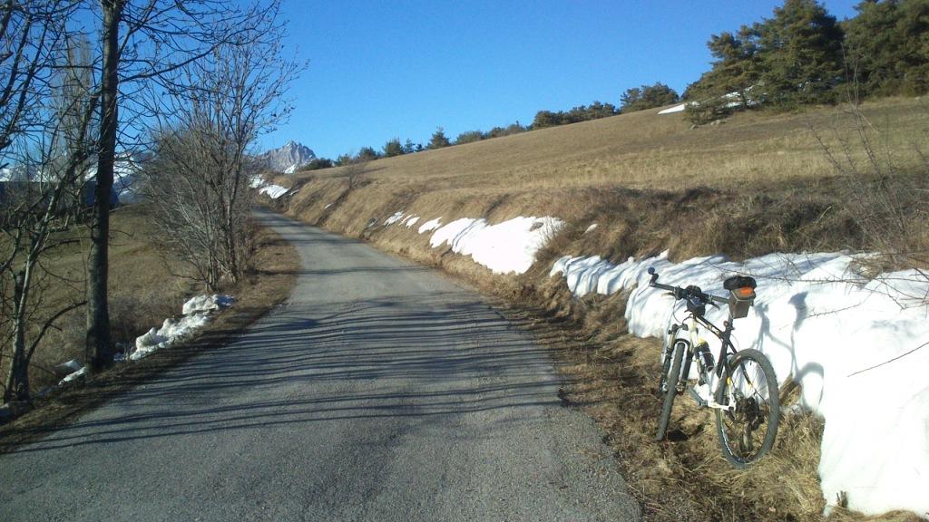 Arrivée au col
