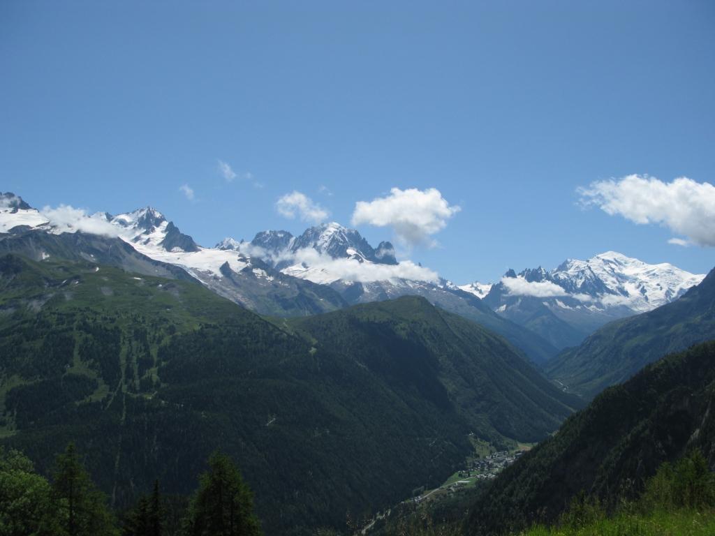Vue sur Vallorcine et Barberine