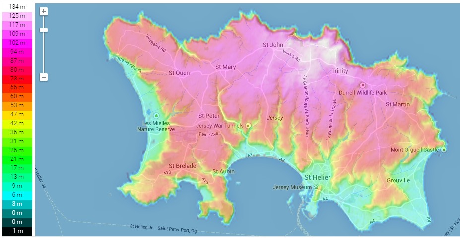 L'île n'est pas vraiment plate et on s'en rend très bien compte à vélo !