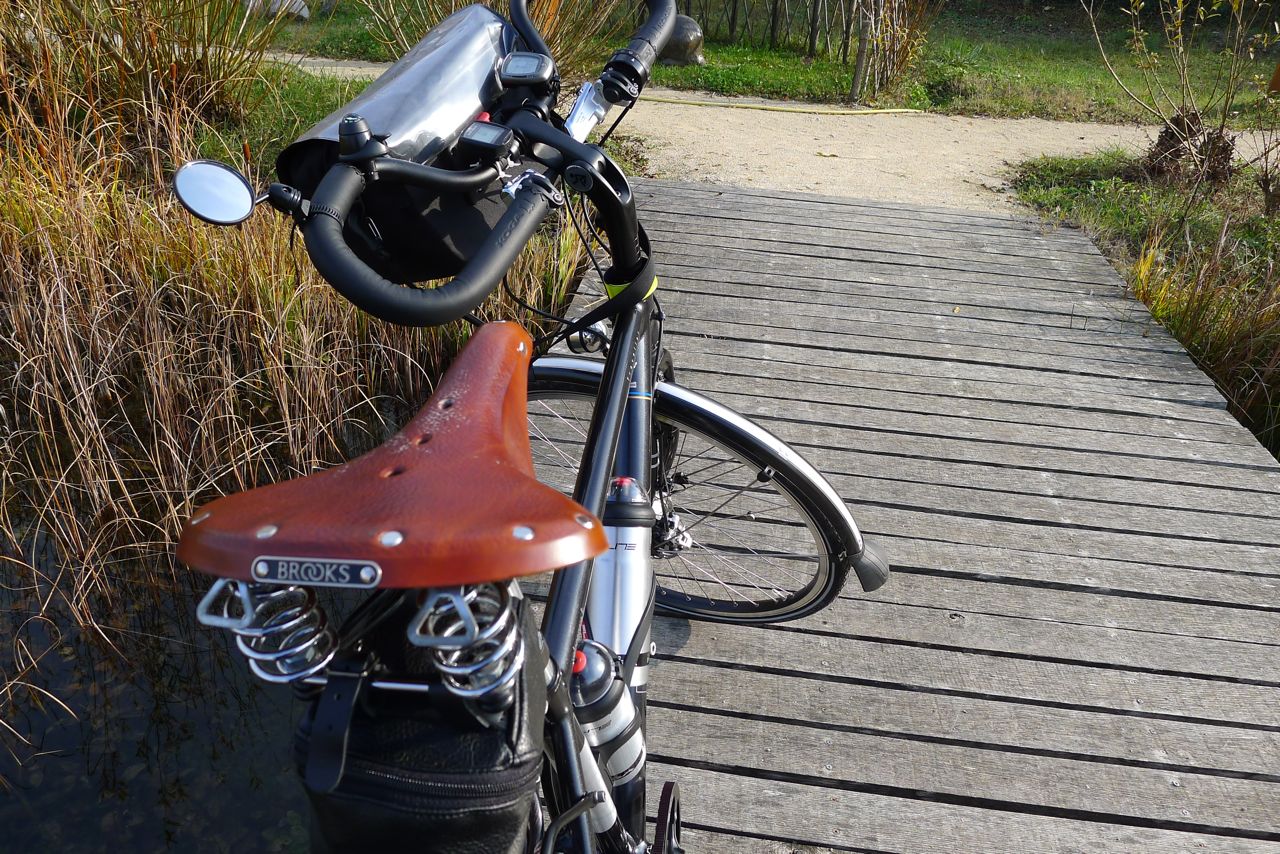 Selle Brooks B66 à ressorts et double rails