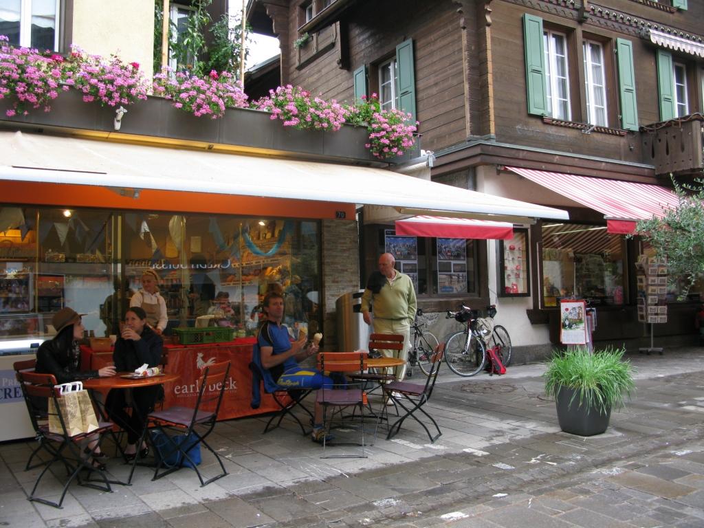 Glace bien méritée...