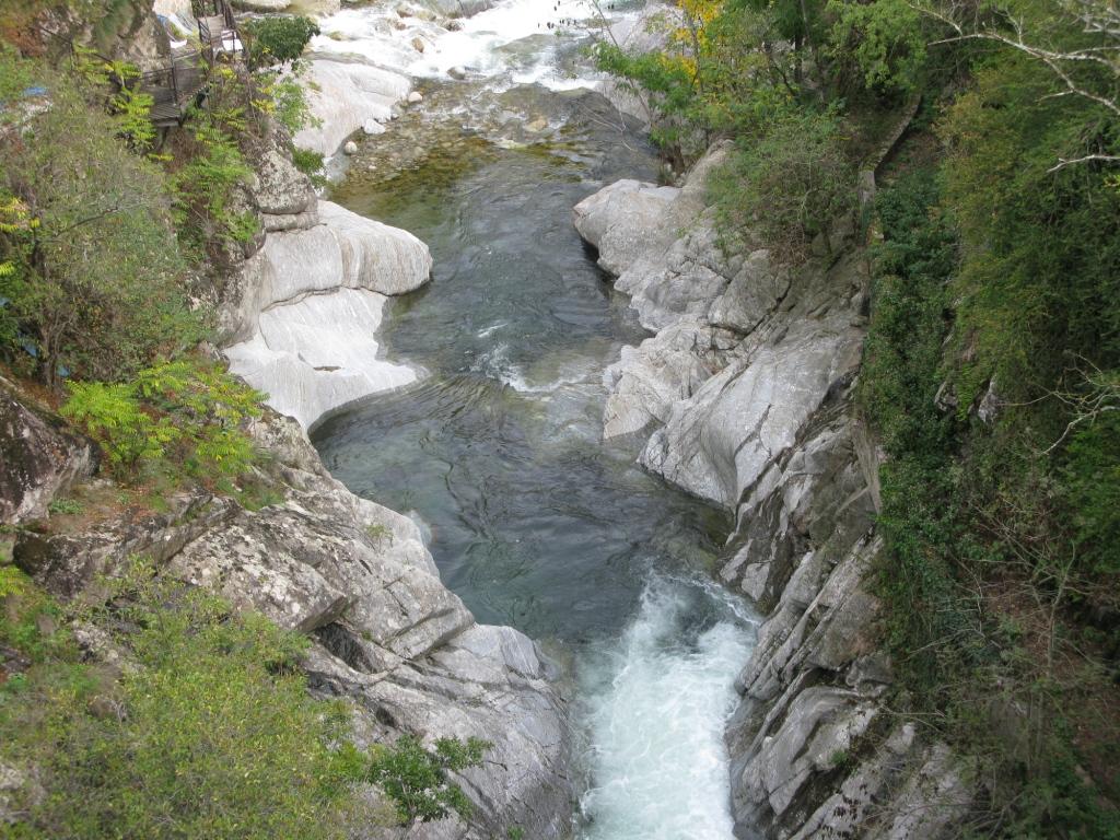 La rivière Volane se jette dans l'Ardêche