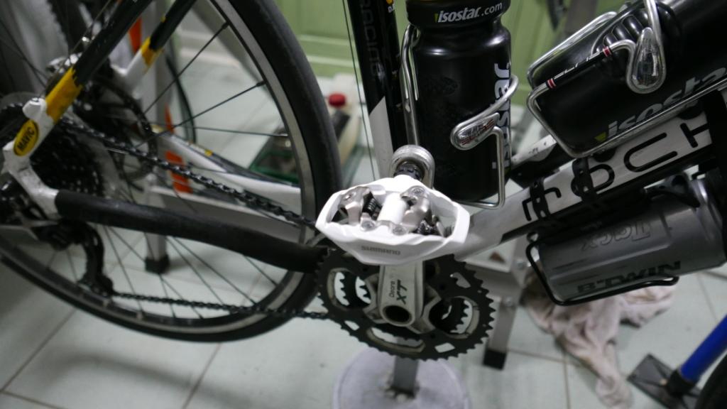montage sur le vélo "de voyage"
