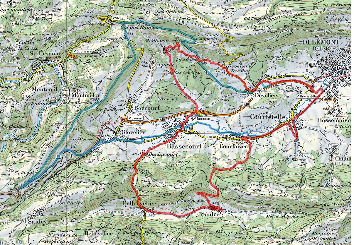 Les deux parcours