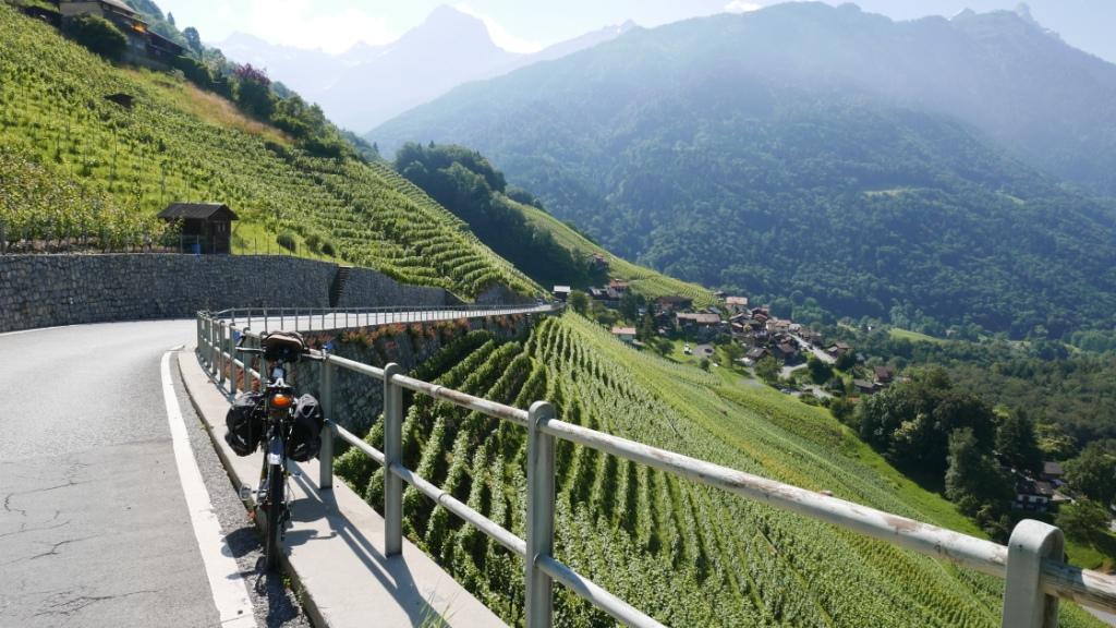 Descente sur Villard et Bex