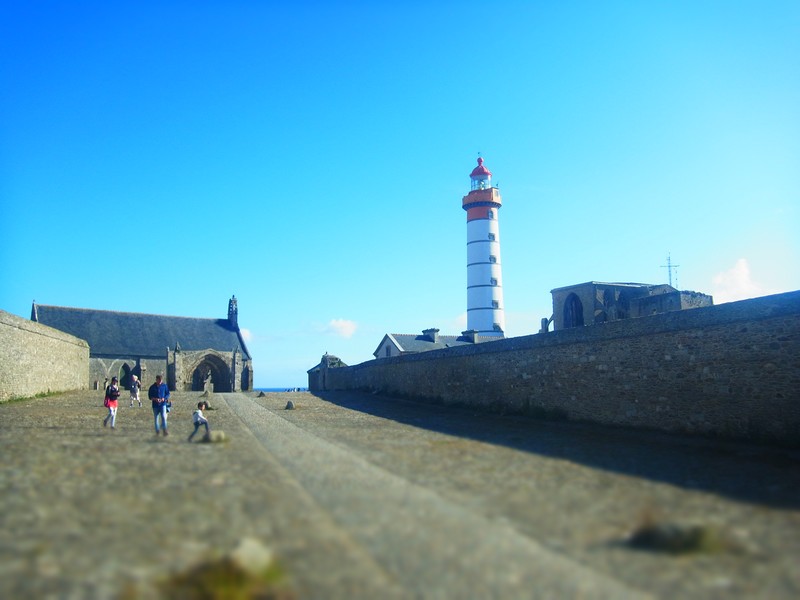 Le phare et l'ancienne abbaye de la pointe Saint Mathieu