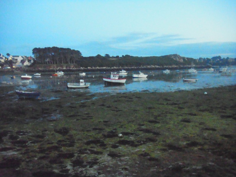 Arrêt devant le port de Portsall