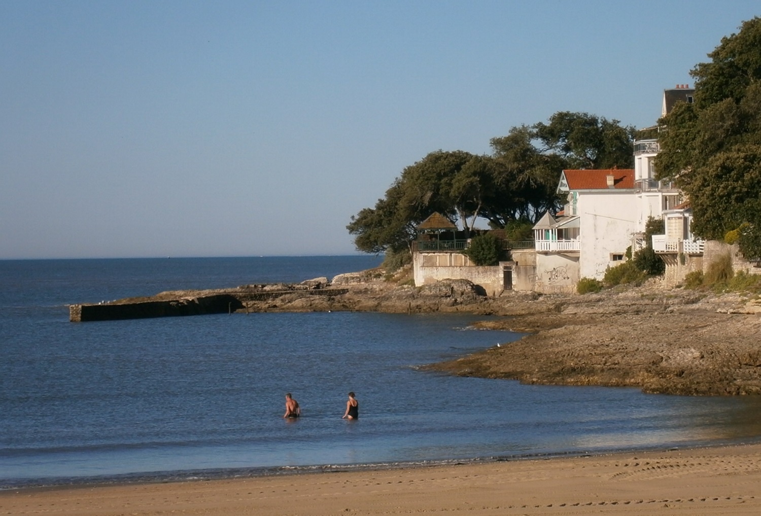 La plage de la conche de St Palais à 8h du matin.jpg
