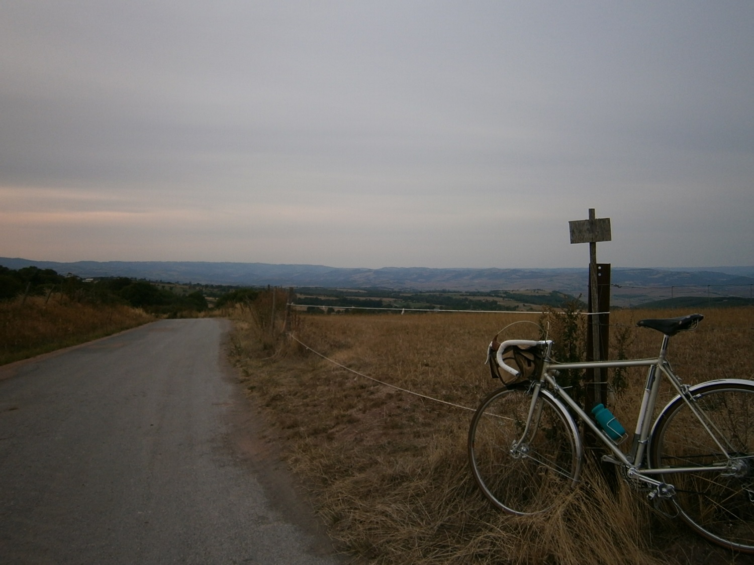 En haut du raidillon du Mas Viel