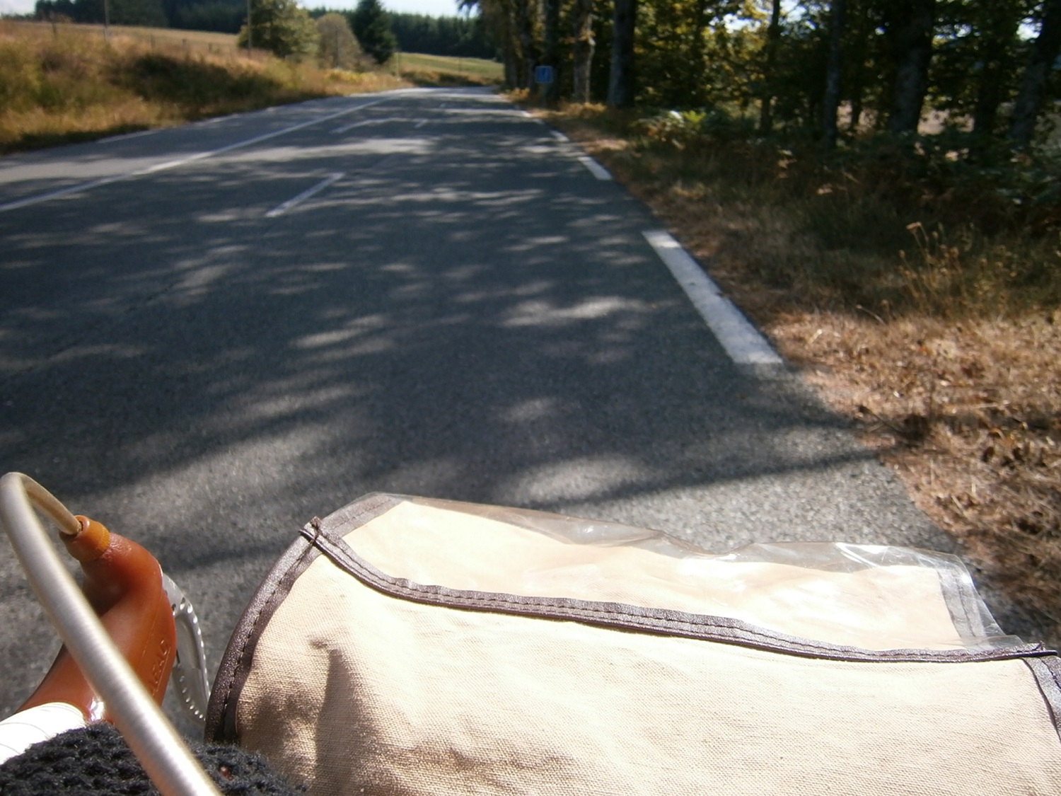 La monté du col de la Baraque