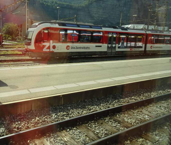 Meiringen : le train du Brünig
