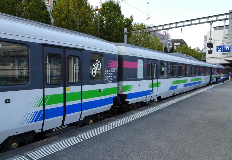 Le Voralpen Express. Avec un peu de vélo quand même !