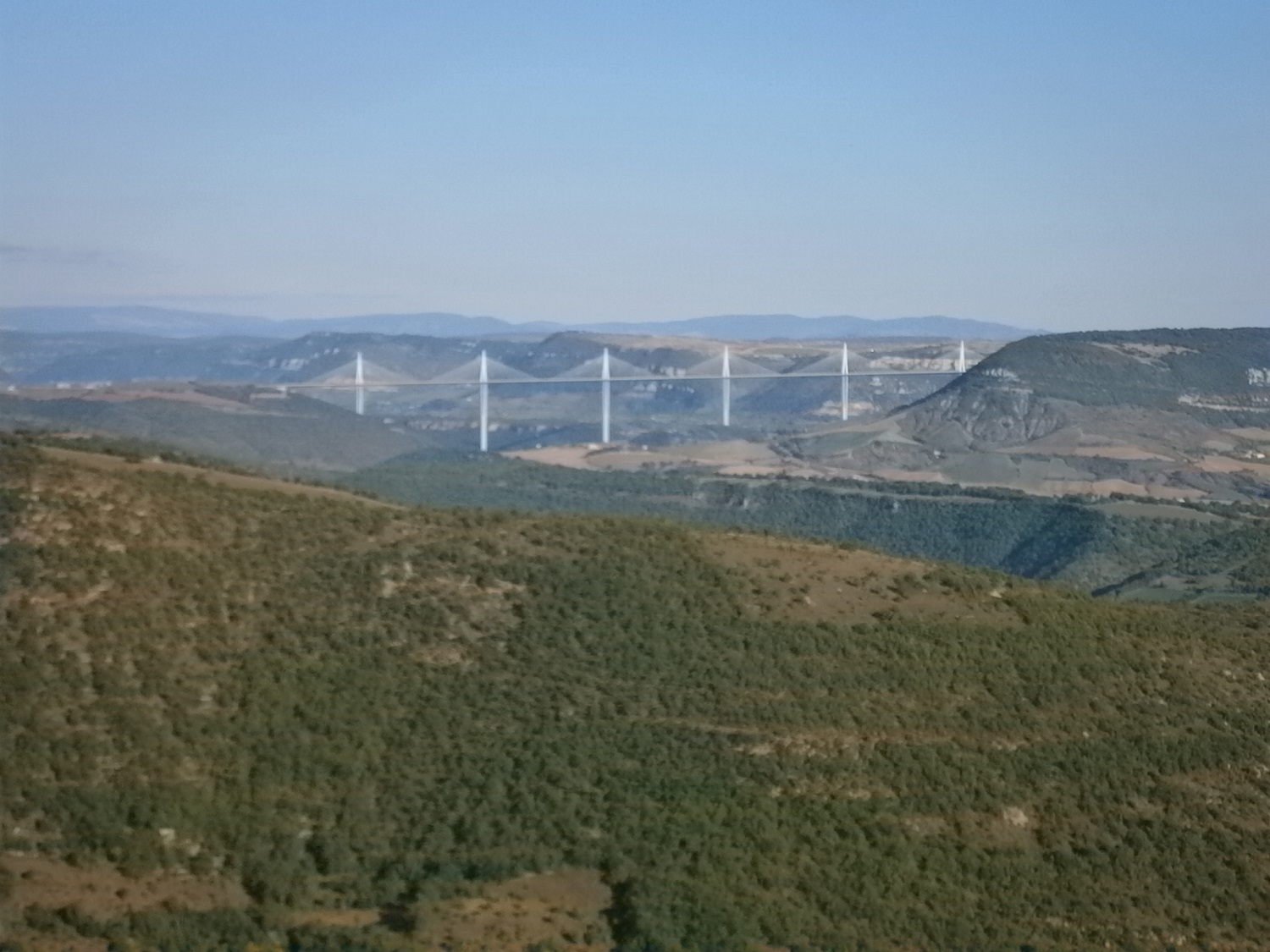 Belvédère sur le viaduc de Millau