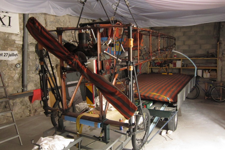 Le Blériot XI du Club Aéro des Garrigues