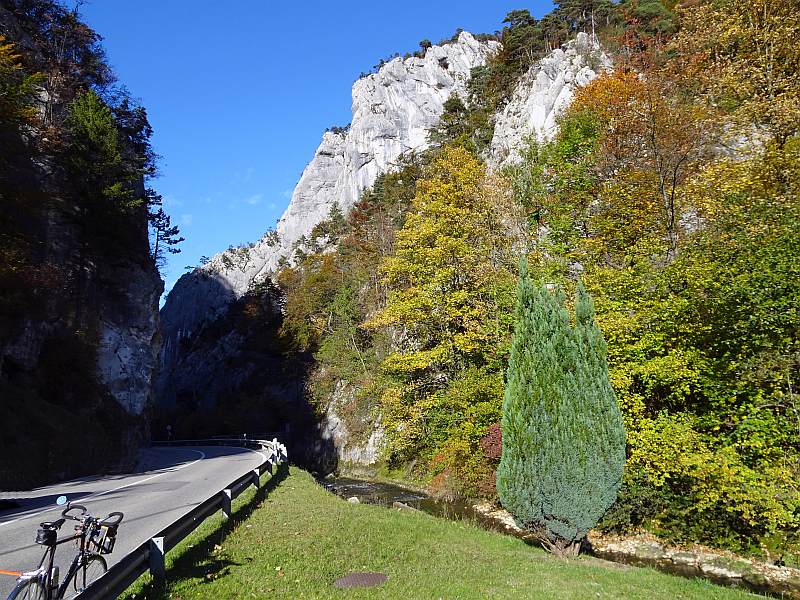 Entrée des gorges de Moutier