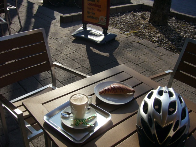 Un petit café et une douceur bien méritée