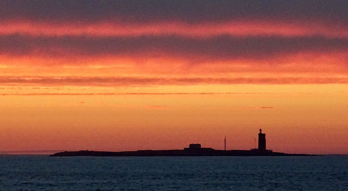 coucher de soleil pris depuis Noimoutier