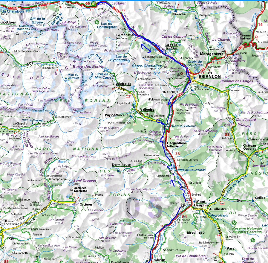 parcours du jour