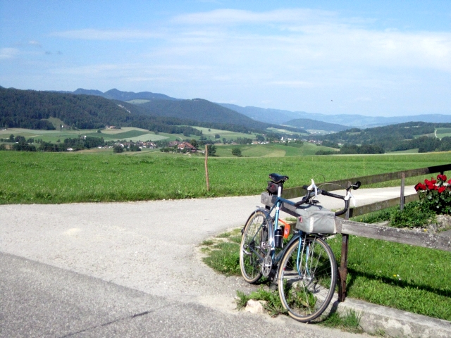 Le "col" de la Chapelle (615m), parcours selon variantes de 35 à 46 kms