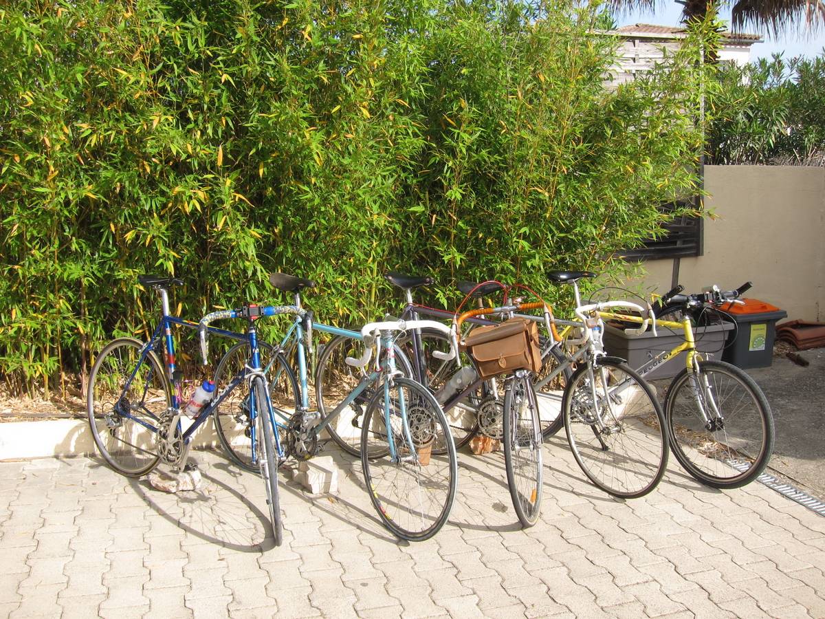 La fratrie de mes vélo (au jour d'aujourd'hui).