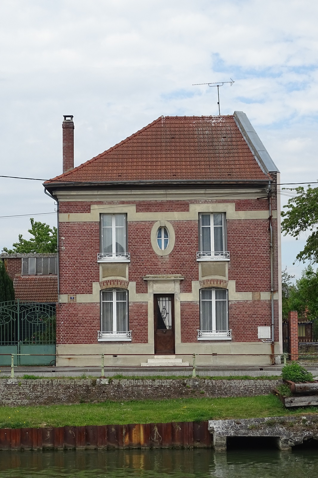 Maisons en briques dans le nord